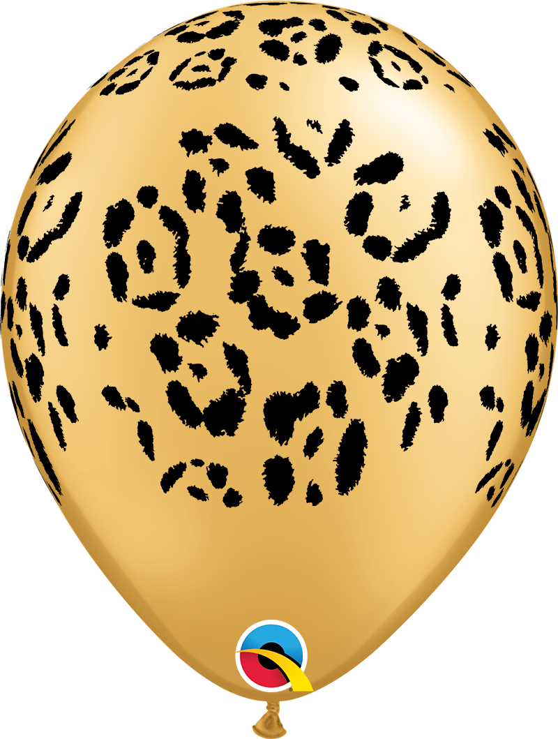 Leopard Print 11" Latex Balloons