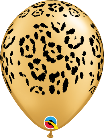 Leopard Print 11" Latex Balloons