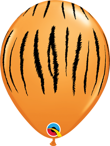 Tiger Print 11" Latex Balloons