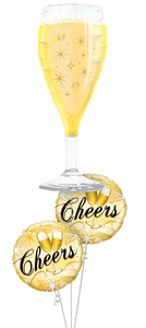 Cheers! Bubbly Glass