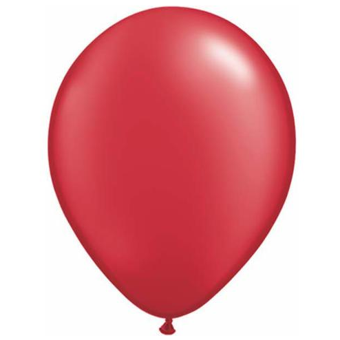 Pearl Ruby Red 11" Balloons