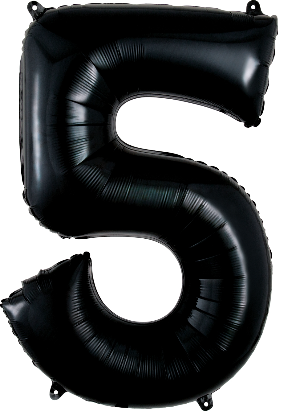 Black Jumbo Number Foil Balloon - 5