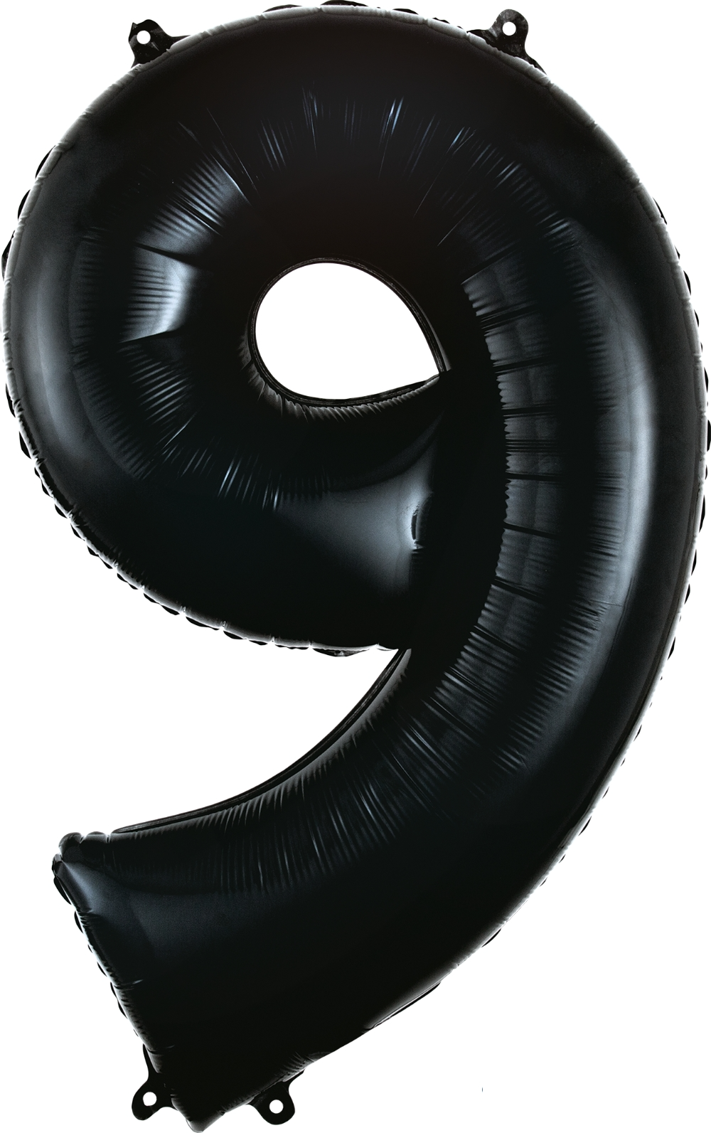 Black Jumbo Number Foil Balloon - 9