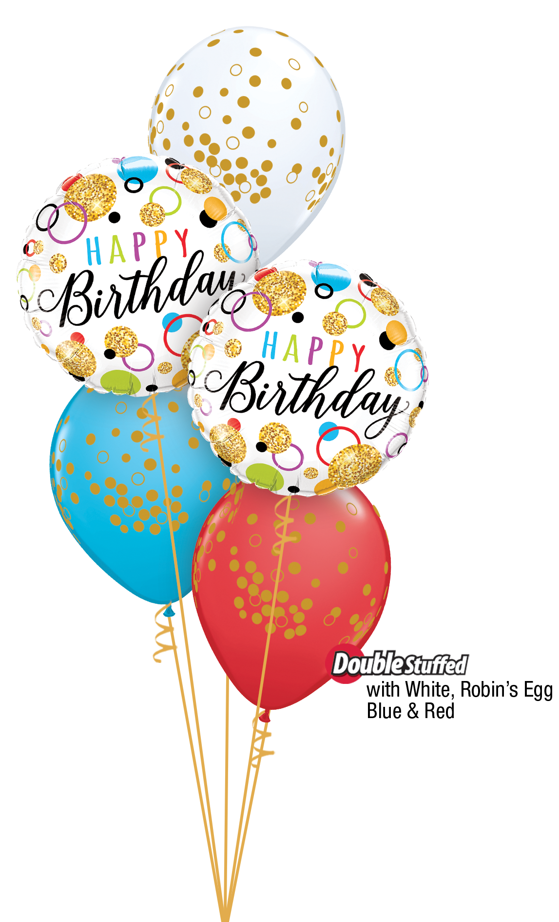Glitter Birthday Dots