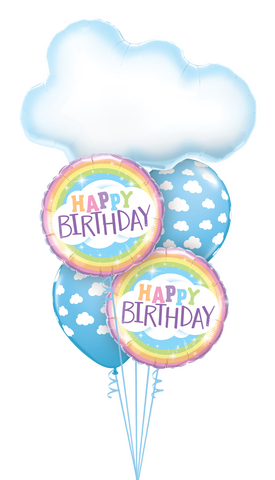 Radiant Birthday Rainbows