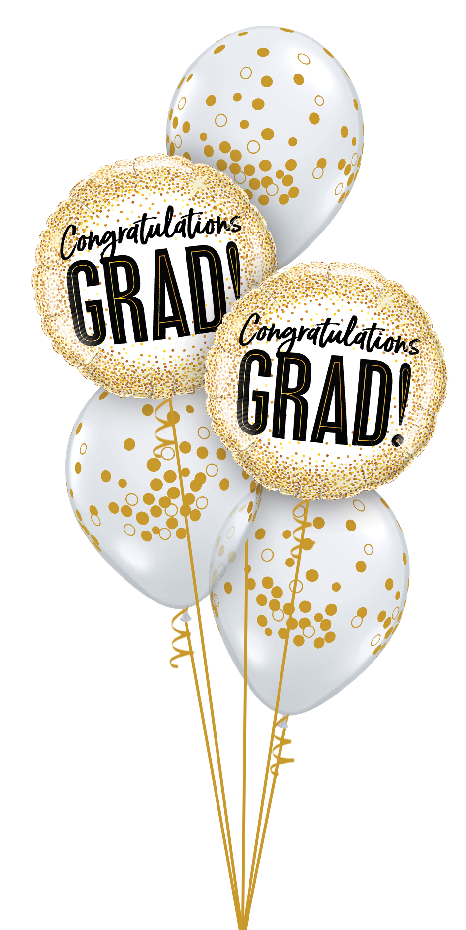 Congrats, Grad! Gold Confetti