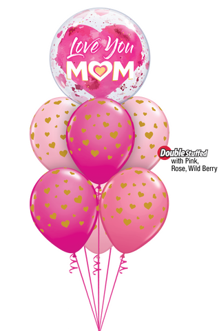 Mother's Day Golden Hearts