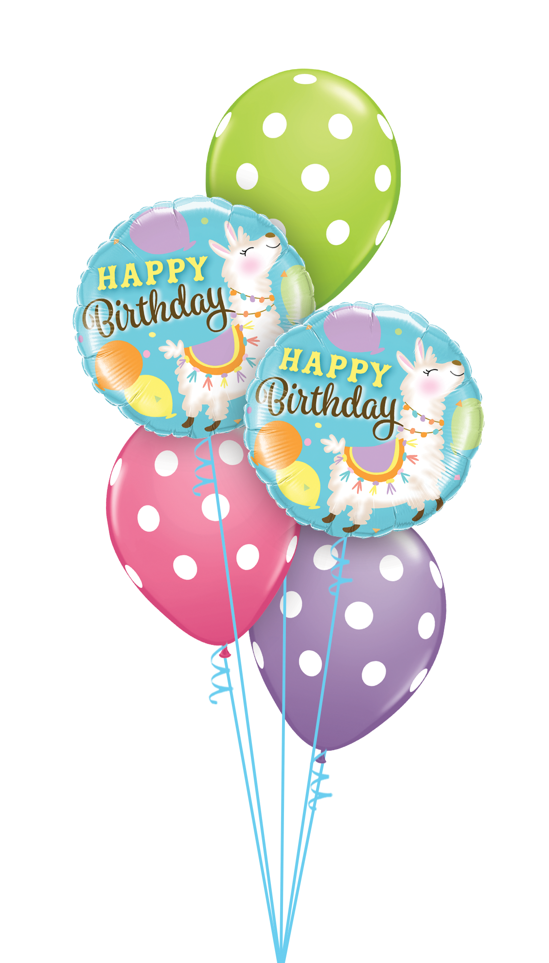 Llamas & Big Polka Dots Birthday