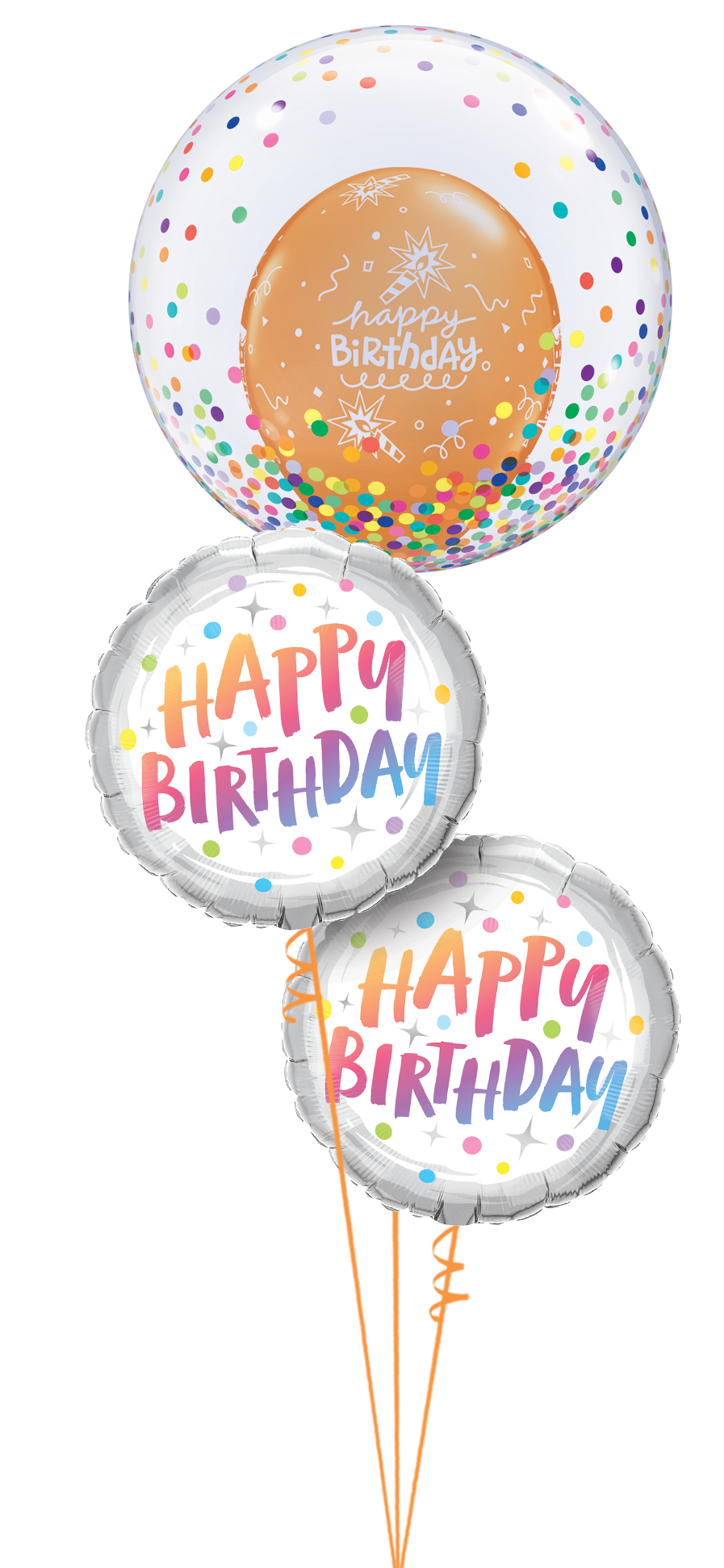 Dazzling Birthday Rainbow Dots