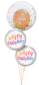 Dazzling Birthday Rainbow Dots