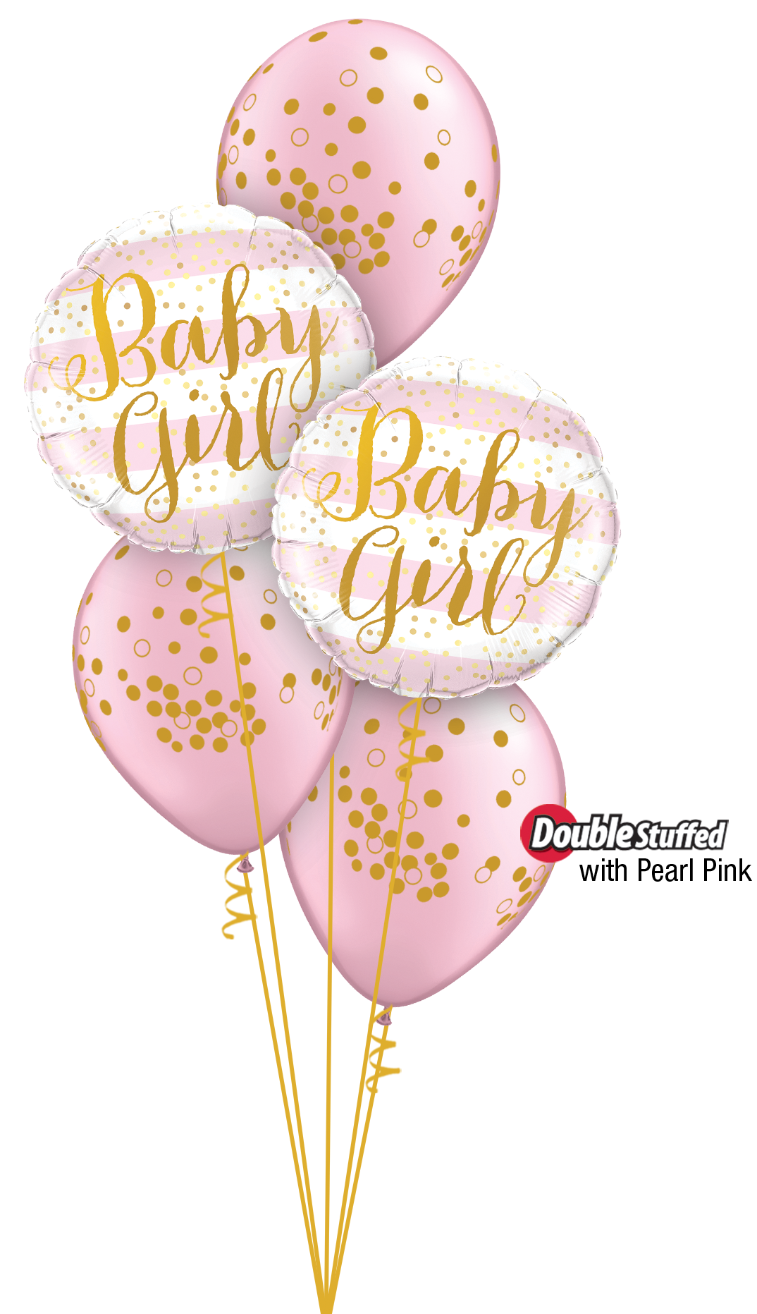 Pearl Pink Baby Confetti Dots
