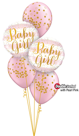 Pearl Pink Baby Confetti Dots