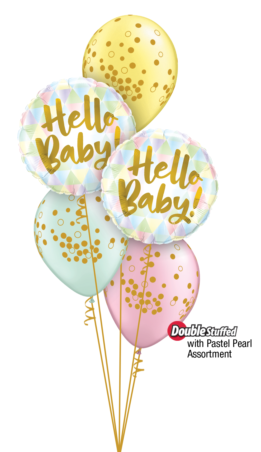 Hello, Baby! Pastel Pearl Confetti Dots