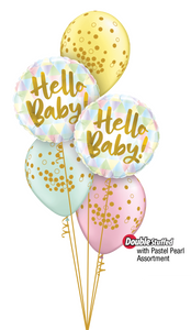 Hello, Baby! Pastel Pearl Confetti Dots