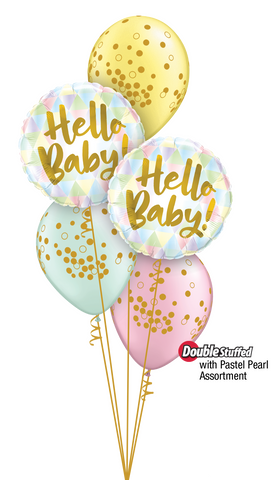 Hello, Baby! Pastel Pearl Confetti Dots