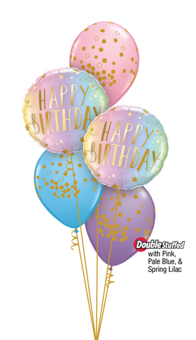 Swirly Whirly Birthday Colors & Dots