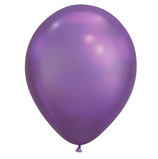 Chrome Purple Balloon