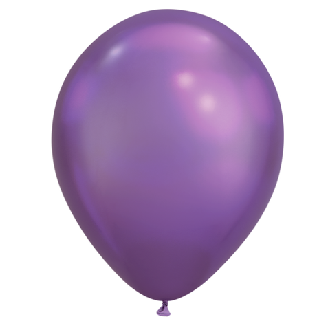 Chrome Purple Balloon